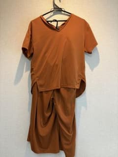 COMME CA ISM セットアップ パンツ オレンジブラウン 9号のサムネイル