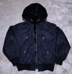 ZARA リバーシブルボンバージャケット ブラック MA-1 2wayのサムネイル