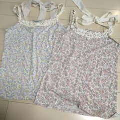 OLIVE des OLIVE 花柄キャミソール 2枚セット