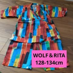 WOLF＆RITA ウルフ&リタ 甚平 7歳 8歳 130cm - メルカリ