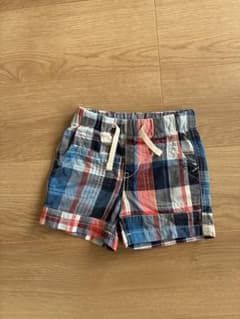 baby GAP チェック柄 ショートパンツ 12-18ヶ月のサムネイル