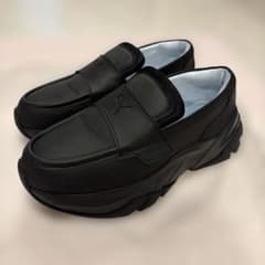 emmi × PUMA 厚底 ローファー ブラック 23.5cm コラボ - メルカリ