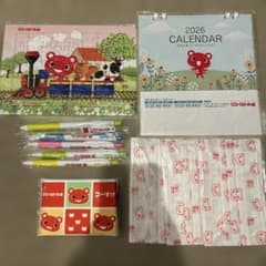 コープ共済　コーすけ　パズル　カレンダー　マスク　ボールペン　セットのサムネイル