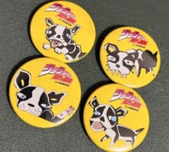 タワーレコード コラボ ジョジョの奇妙な冒険 イギー 缶バッジ 4個