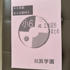 浜学園 小6 算数 まとめ教材 ②③④ 3冊セットのサムネイル