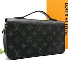 ルイヴィトン モノグラム エクリプス ジッピーXL 長財布 ブラック