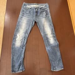 G-STAR ROW レディースダメージジーンズ