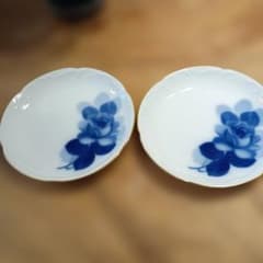 大倉陶園　ブルーローズ　プレート　6枚セット　皿 大倉陶園 OKURA CHINA プレート 皿 2枚セット ブルーローズ - メルカリ