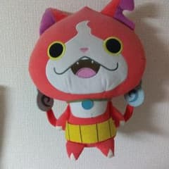 요괴 워치 지바냥 봉제 인형 약 30cm 핑크
