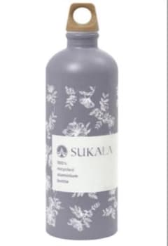 SUKALA 花柄 アルミ水筒 sukala ヨガ ボトル パープル 花柄 水素 水筒 - メルカリ