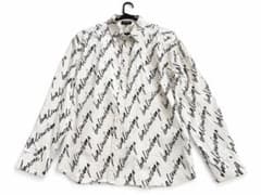 BALENCIAGA スクリプトロゴ 総柄 長袖シャツのサムネイル