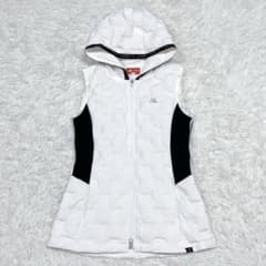 美品✨ ニューバランス ゴルフ チュニック丈ダウンベスト ホワイト