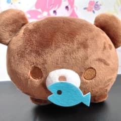 《期間限定お値下げ中》 リラックマ 木彫りのクマのまねっこぬいぐるみ BIG