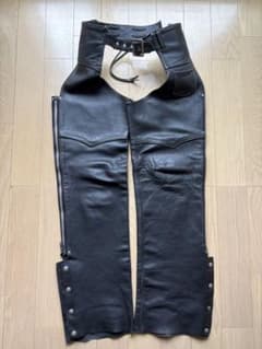 Schott レザー チャップス S 黒のサムネイル