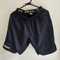 値下げ！ATHLETA ハーフパンツ ブラック Oサイズのサムネイル