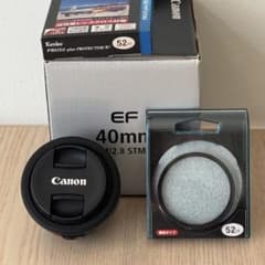 Canon EF40mm F2.8 STM（ Kenkoフィルター付属 ） - メルカリ