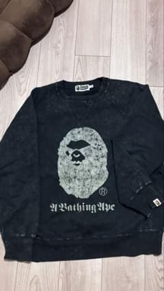 A BATHING APE OVERDYERELAXEDFIT CREWNECK - メルカリ