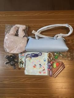 自宅保管　未使用　韓国購入バック、チャーム❤︎のサムネイル