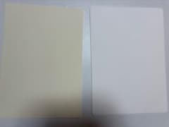 画材用紙 クリーム色と白色 2枚セットのサムネイル