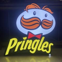 Pringles ディスプレー　LEDロゴサイン Pringles ディスプレー LEDロゴサイン - メルカリ