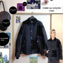 25AW COMME des GARCONS HOMMEパッチワークジャケット - メルカリ