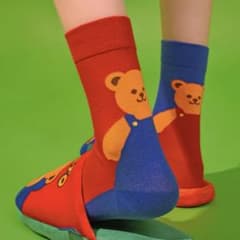wiggle wiggle 未使用　靴下レディースキッズ韓国　22-27センチのサムネイル