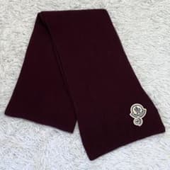 MONCLER・モンクレール・マフラー・カシミヤ・ダブルロゴワッペン  