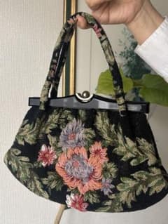 花柄刺繍 ハンドバッグのサムネイル