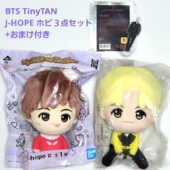 [익명 배송] BTS TinyTAN J-HOPE 호비 3 점 세트