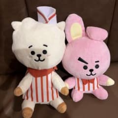 BTS BT21 RJ와 Cooky 봉제인형