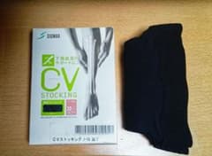 CVストッキング ノーマル 股下 ブラック 黒 S 2個セットのサムネイル