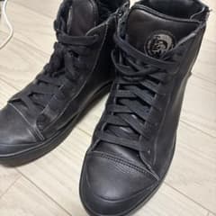 00s DIESEL レザー ハイカットスニーカー archive opiumのサムネイル