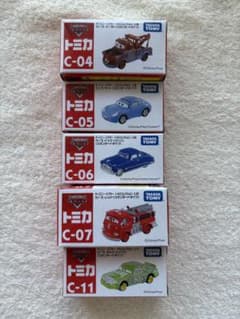 ディズニー トミカ カーズ C-04、05、06、07、11 まとめて5台セット ディズニー トミカ カーズ C-04、05、06、07、11 まとめて5台セット