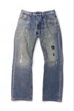 Levi's 505 W31 L33 / クラッシュ・ダメージデニムのサムネイル