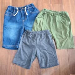 ハーフパンツ  3枚まとめ売りのサムネイル