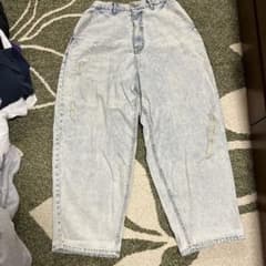 Snow Washed Damage Denim Balloon Pantsのサムネイル