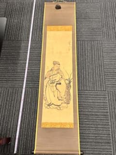 人物画 掛軸 高士図 - メルカリ