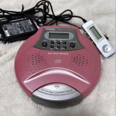 CASIO防水ポータブルCDプレーヤー AJ-5 SPLASH PROOF 平成