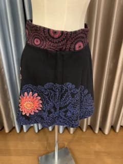 デシグアル　アップリケ刺繍スカートのサムネイル