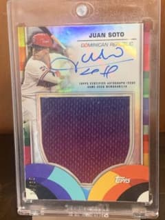 Topps 2023 WBC 30枚限定レリックオート フアン・ソト 直筆サイン