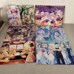 ① 女神のカフェテラス 特典 ポストカード イラストカード 17 18 19