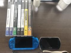 PSP本体(PSP-3000、PSP-N1000)、ゲームソフト7点のサムネイル
