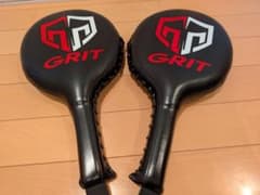 GRIT　パンチミット　ハンドミット　シャモジミット　格闘技ミット　美品のサムネイル
