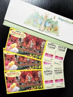 なばなの里・ベゴニアガーデン ご招待券 3枚セットのサムネイル