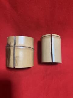 茶道具 竹製 蓋置 2点セットのサムネイル