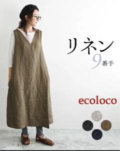 エコロコ ecoloco＊ワンピース＊3L＊大きいサイズのサムネイル