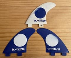 FCS K2 .1サーフボードフィン 3枚セット - メルカリ