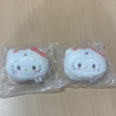 サンリオ ハローキティ ふわふわスノー ぬいぐるみマスコット 2個セットのサムネイル