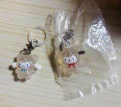 シナモロールくま 着ぐるみ、ポチャッコラテク めじるしアクセサリーのサムネイル