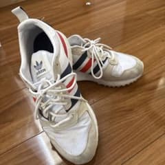 adidas スニーカー ホワイト/レッド/ネイビー 10.5 US